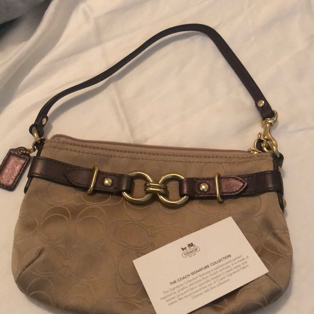 Coach hand bag